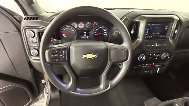 2023 Sterling Gray Metallic Chevrolet Silverado 1500 Custom 4X4 Truck