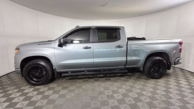 2023 Sterling Gray Metallic Chevrolet Silverado 1500 Custom 4X4 Truck