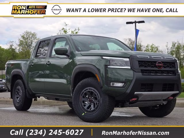 2026 Tactical Green Metallic Nissan Frontier PRO-4X 4X4 Truck