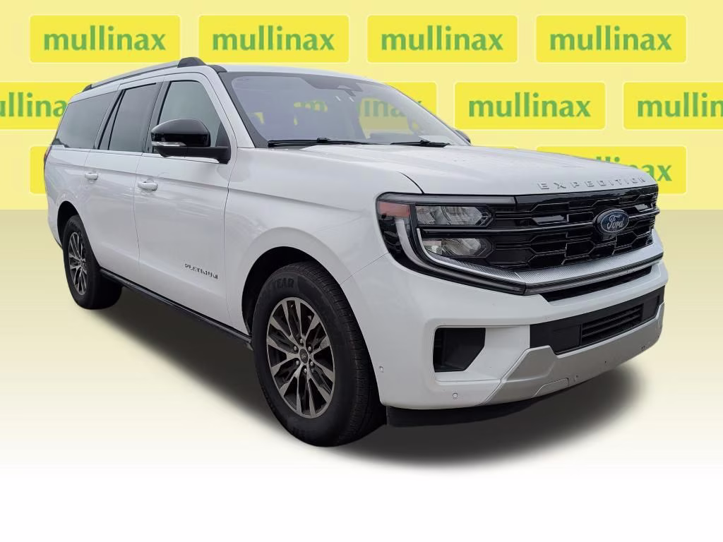 2025 Oxford White Ford Expedition Max Platinum 4X4 SUV