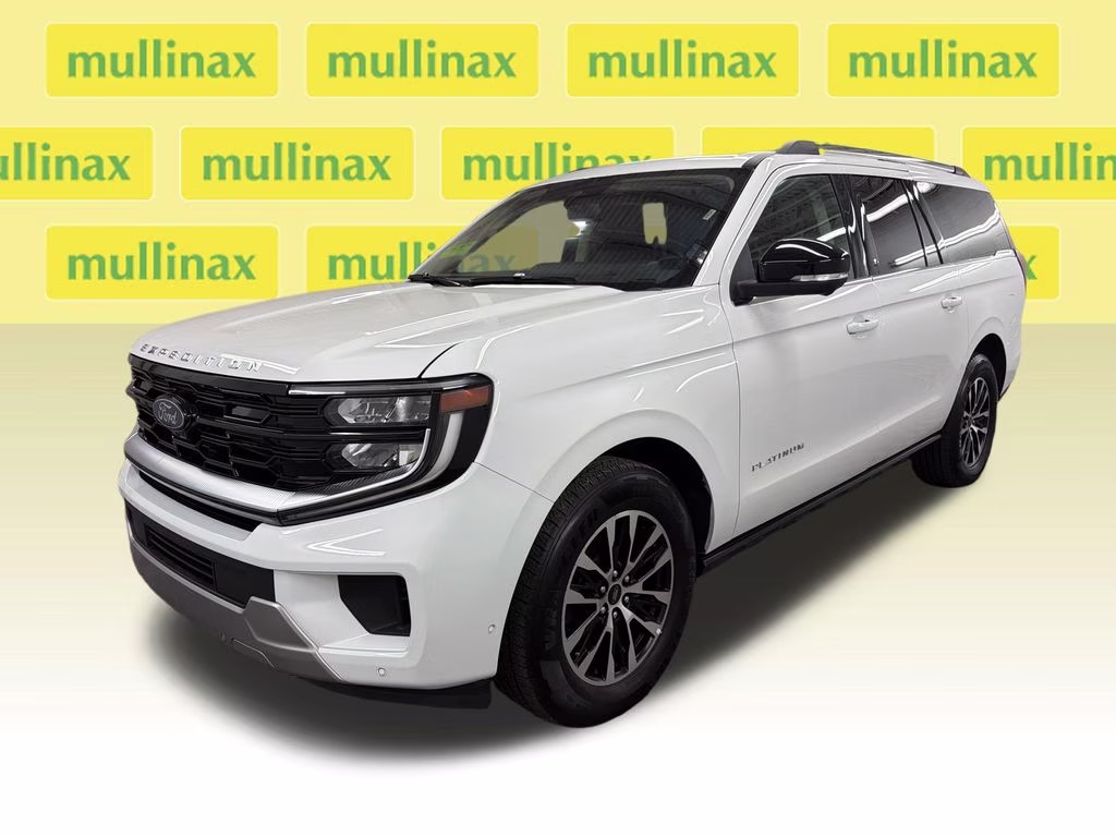 2025 Oxford White Ford Expedition Max Platinum 4X4 SUV