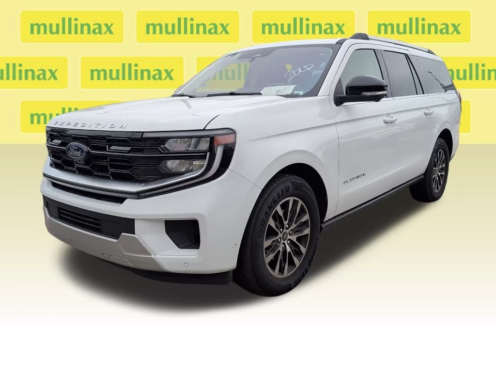 2025 Oxford White Ford Expedition Max Platinum 4X4 SUV