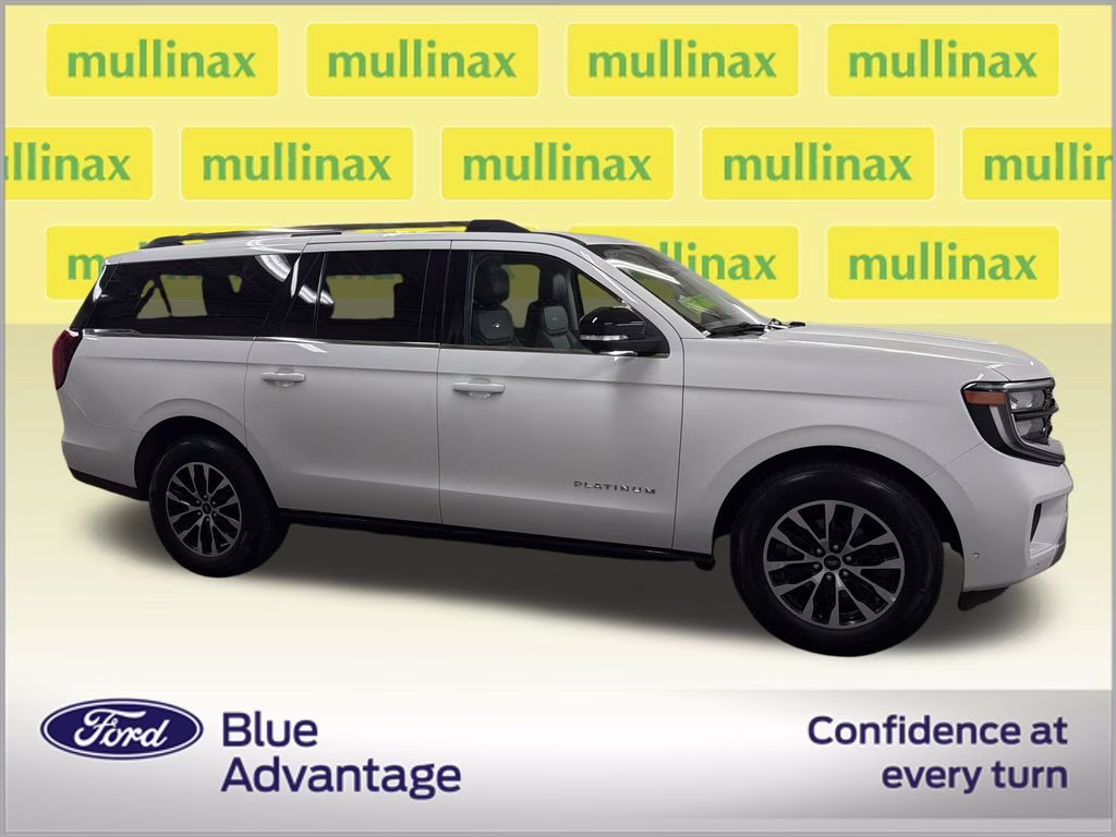 2025 Oxford White Ford Expedition Max Platinum 4X4 SUV