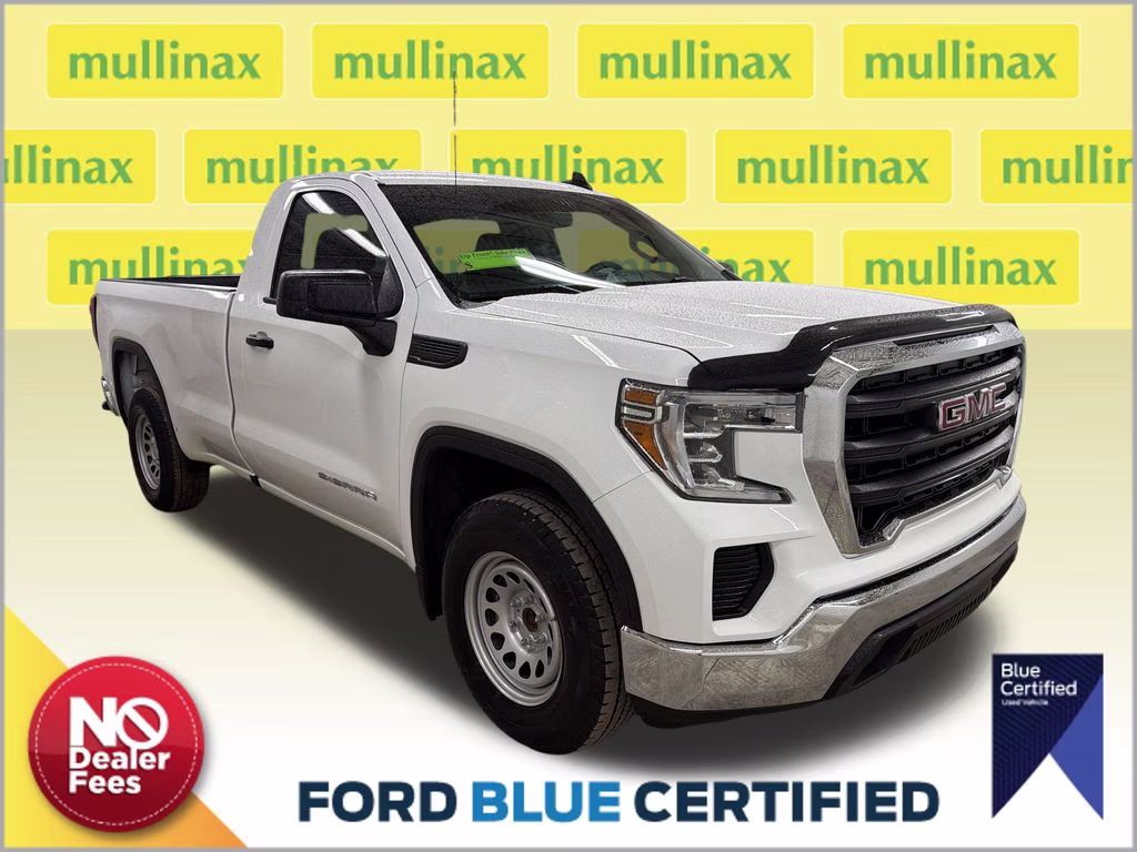 2021 Summit White GMC Sierra 1500 Base RWD Truck