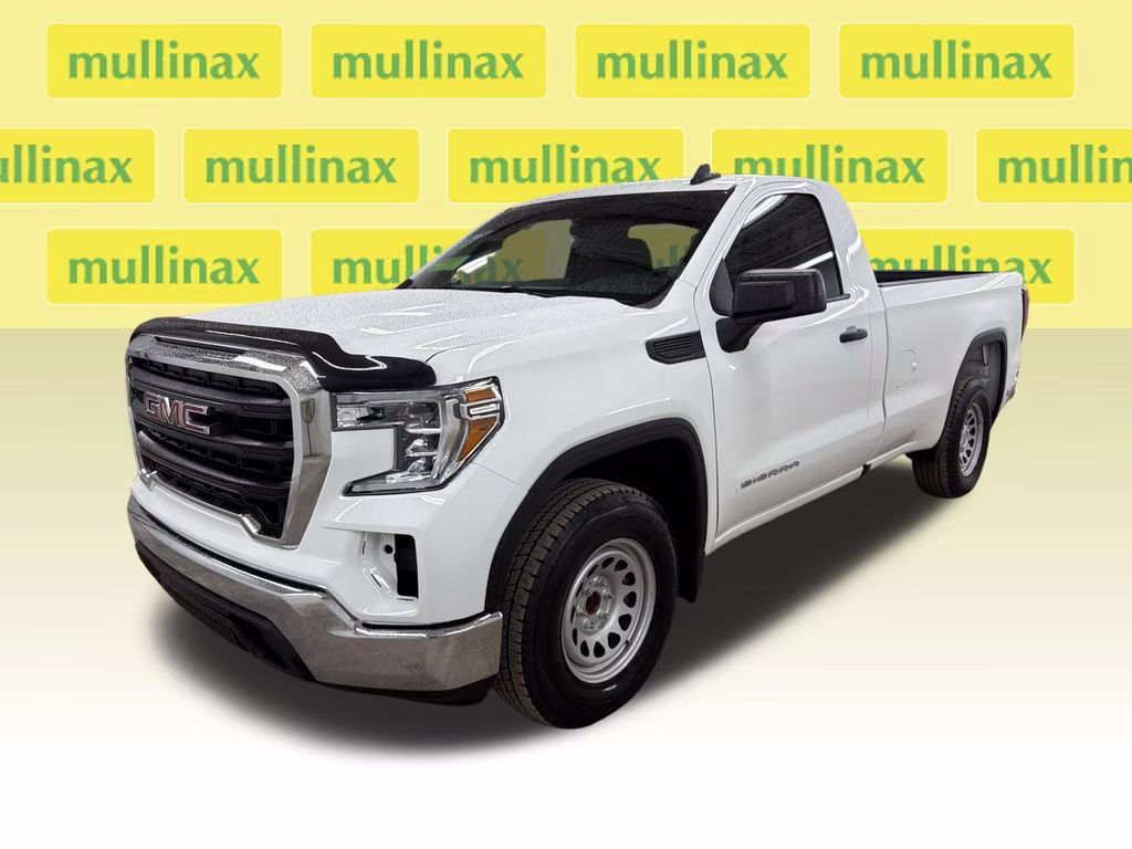 2021 Summit White GMC Sierra 1500 Base RWD Truck