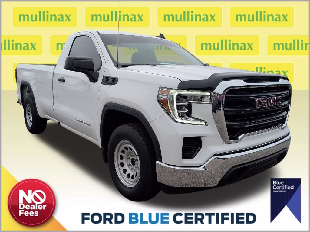2021 Summit White GMC Sierra 1500 Base RWD Truck