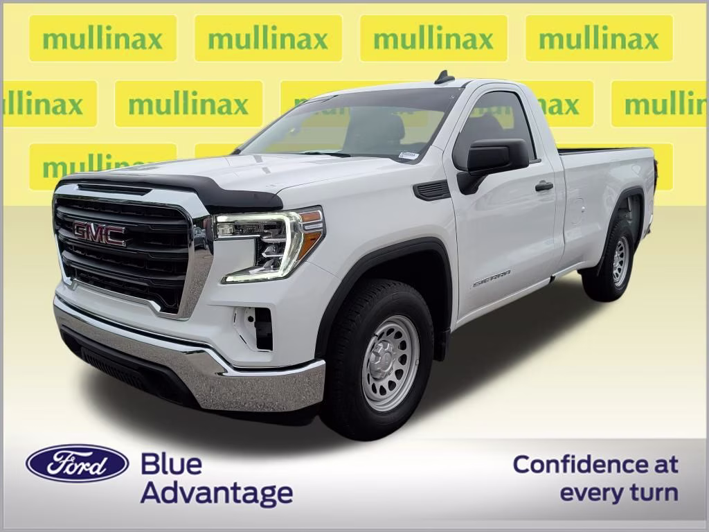 2021 Summit White GMC Sierra 1500 Base RWD Truck