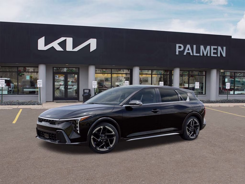 2026 Aurora Black Pearl Kia K4 GT-Line FWD Hatchback
