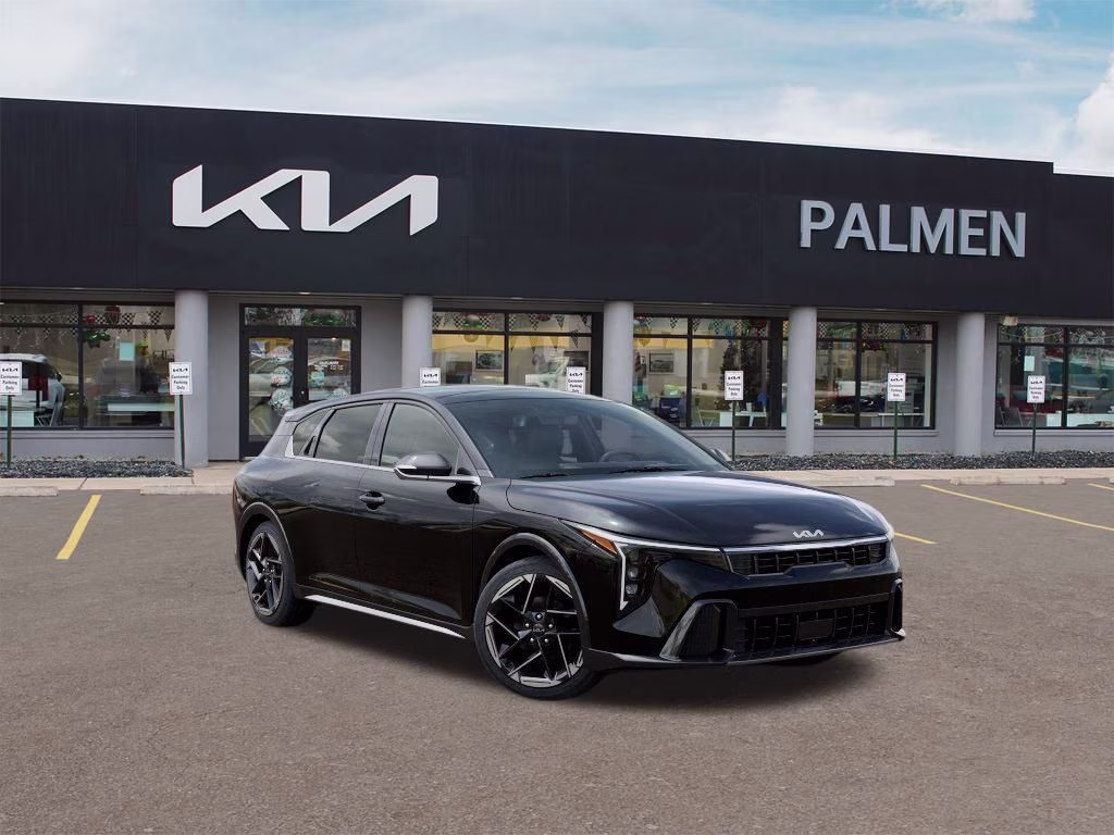 2026 Aurora Black Pearl Kia K4 GT-Line FWD Hatchback