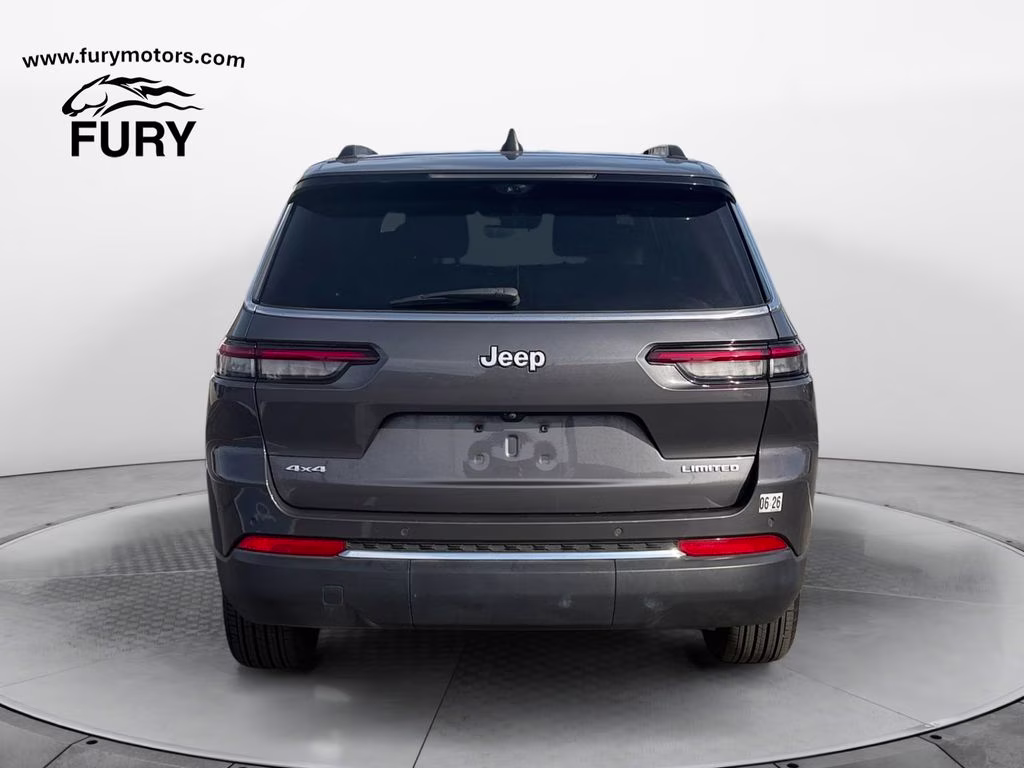 2024 Baltic Gray Metallic Clearcoat Jeep Grand Cherokee L Limited Luxury Tech II w/Dual Pane Pano Roof 4X4 SUV