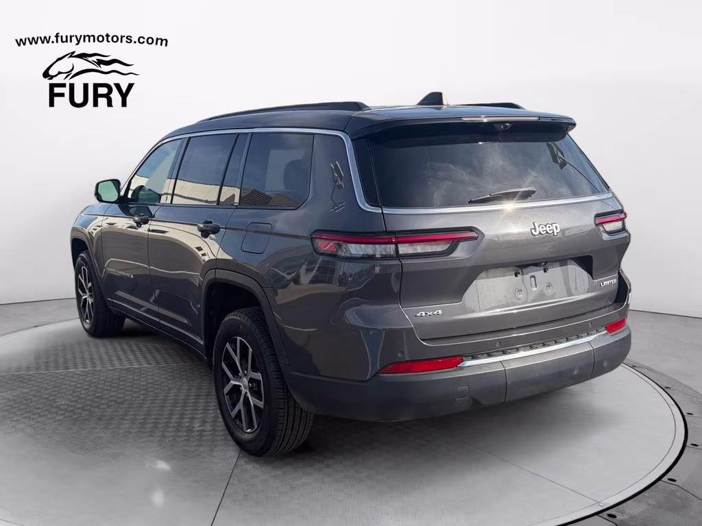 2024 Baltic Gray Metallic Clearcoat Jeep Grand Cherokee L Limited Luxury Tech II w/Dual Pane Pano Roof 4X4 SUV