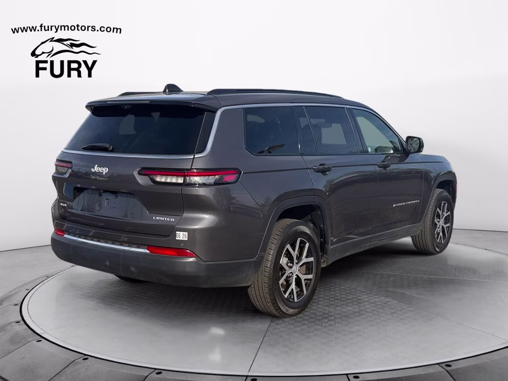 2024 Baltic Gray Metallic Clearcoat Jeep Grand Cherokee L Limited Luxury Tech II w/Dual Pane Pano Roof 4X4 SUV