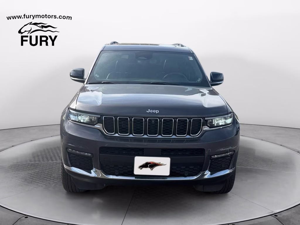 2024 Baltic Gray Metallic Clearcoat Jeep Grand Cherokee L Limited Luxury Tech II w/Dual Pane Pano Roof 4X4 SUV