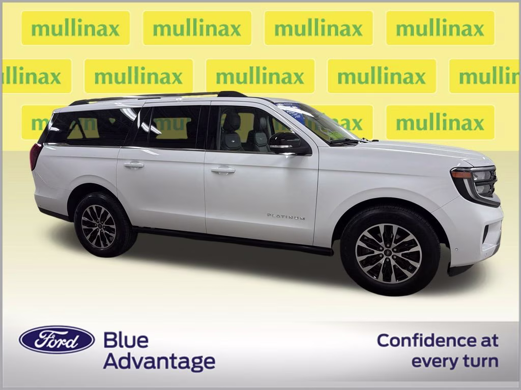 2025 Oxford White Ford Expedition Max Platinum 4X4 SUV