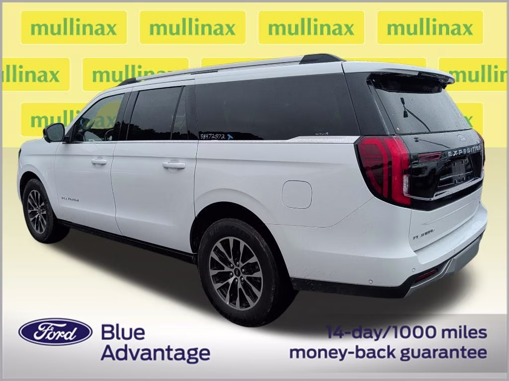 2025 Oxford White Ford Expedition Max Platinum 4X4 SUV