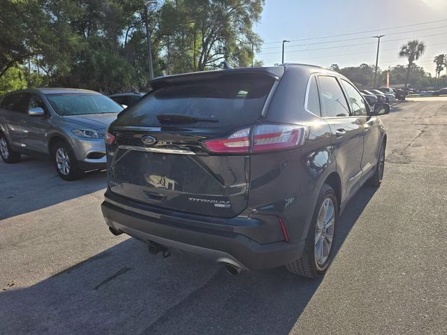 2019 Sea Green Ford Edge Titanium AWD SUV