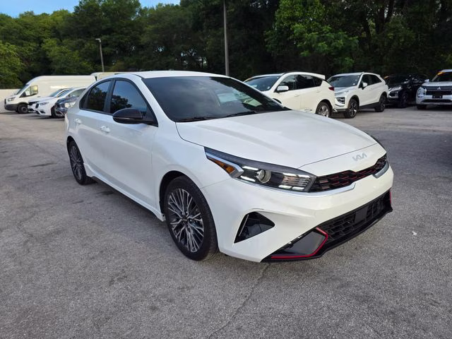 2024 Snow White Pearl Kia Forte GT-Line FWD Sedan