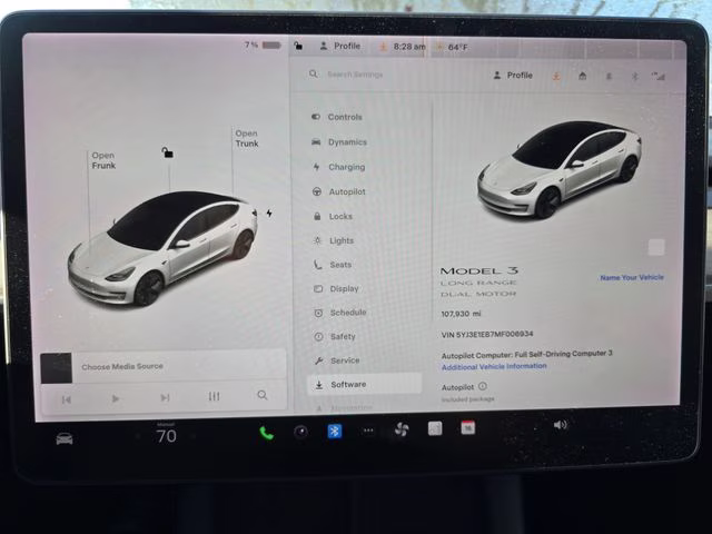 Used 2021 Tesla Model 3 Base with VIN 5YJ3E1EA1MF026796 for sale in DeLand, FL