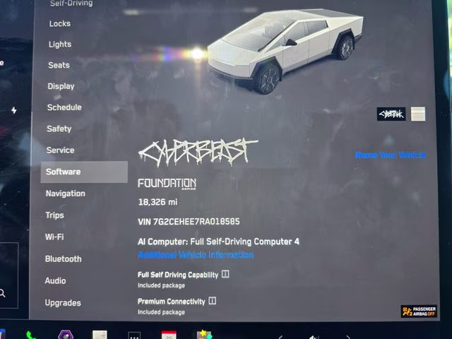 2024 Silver Tesla Cybertruck Cyberbeast AWD Truck
