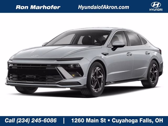 2026 Aero Silver Hyundai Sonata SEL Sport FWD Sedan