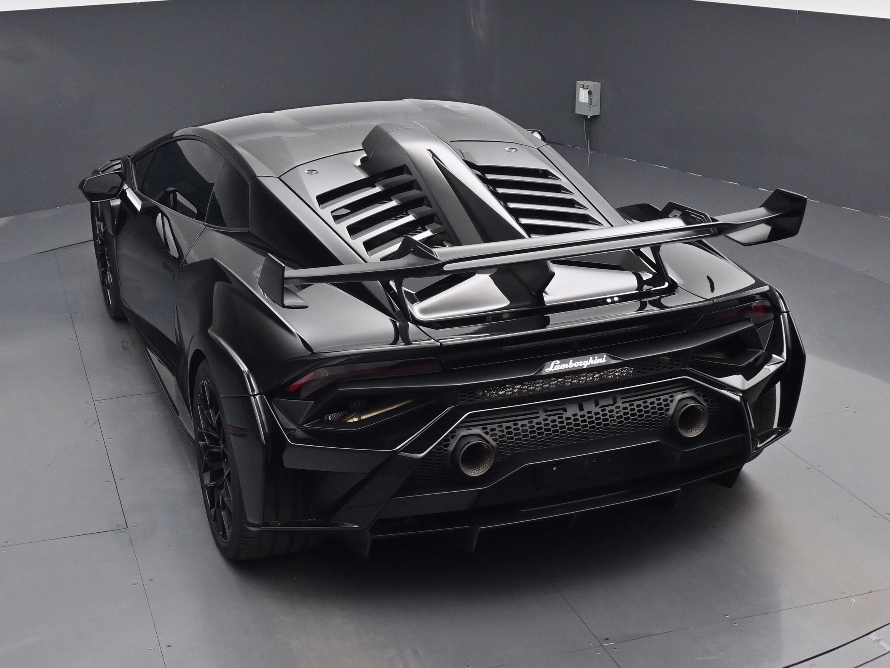 2022 Nero Noctis Metallic Lamborghini Huracan STO Base RWD Coupe