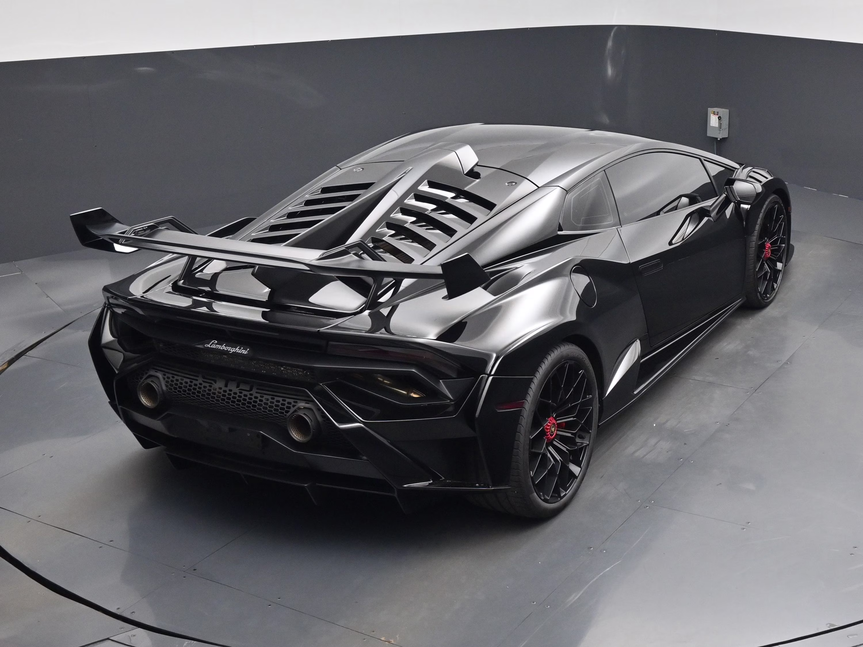 2022 Nero Noctis Metallic Lamborghini Huracan STO Base RWD Coupe