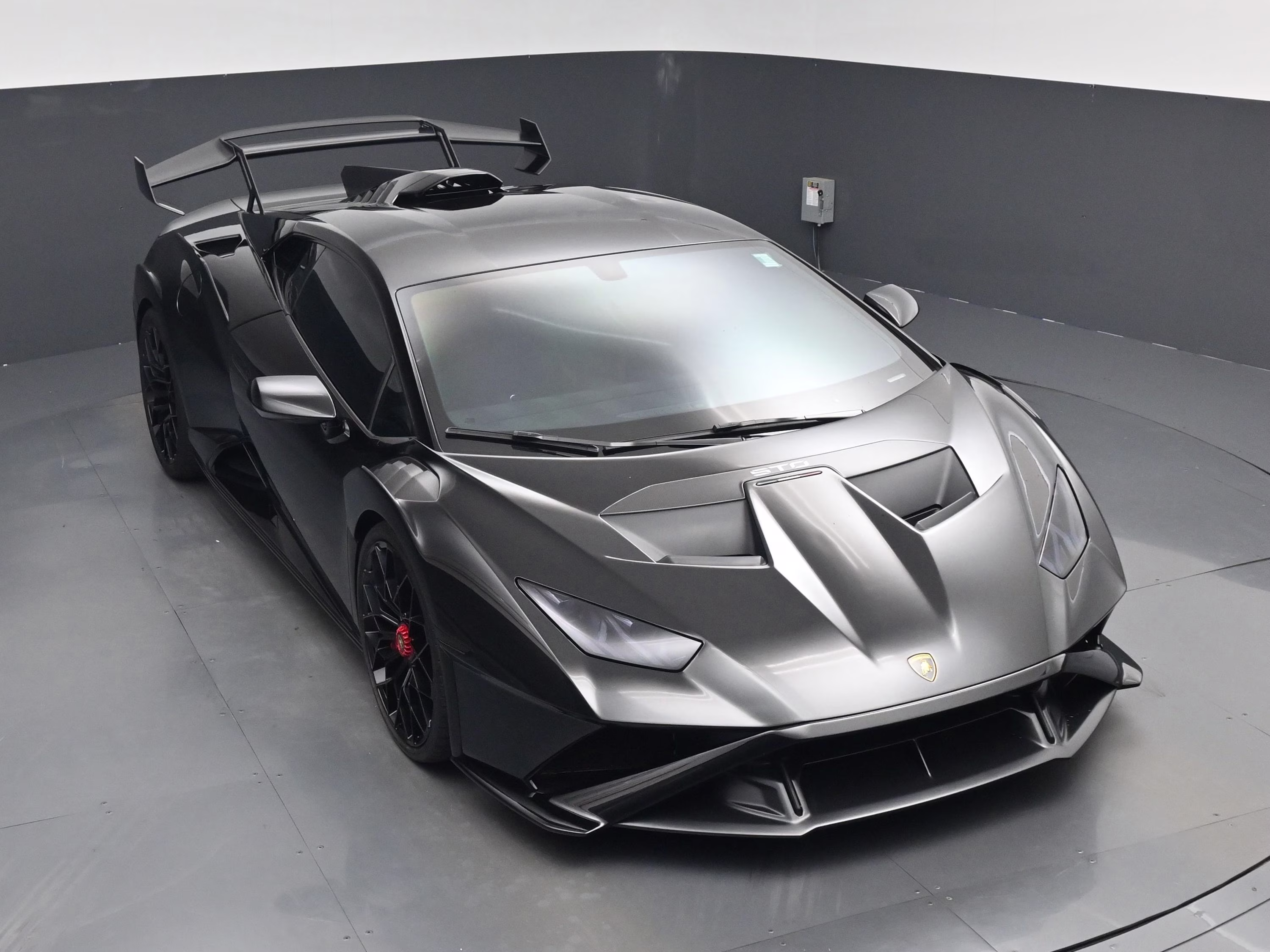 2022 Nero Noctis Metallic Lamborghini Huracan STO Base RWD Coupe