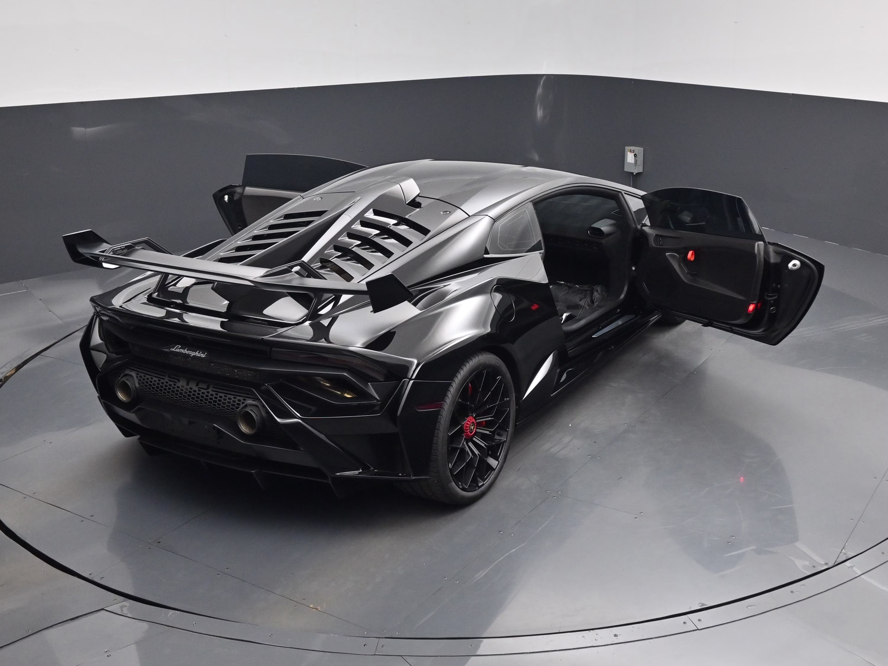 2022 Nero Noctis Metallic Lamborghini Huracan STO Base RWD Coupe