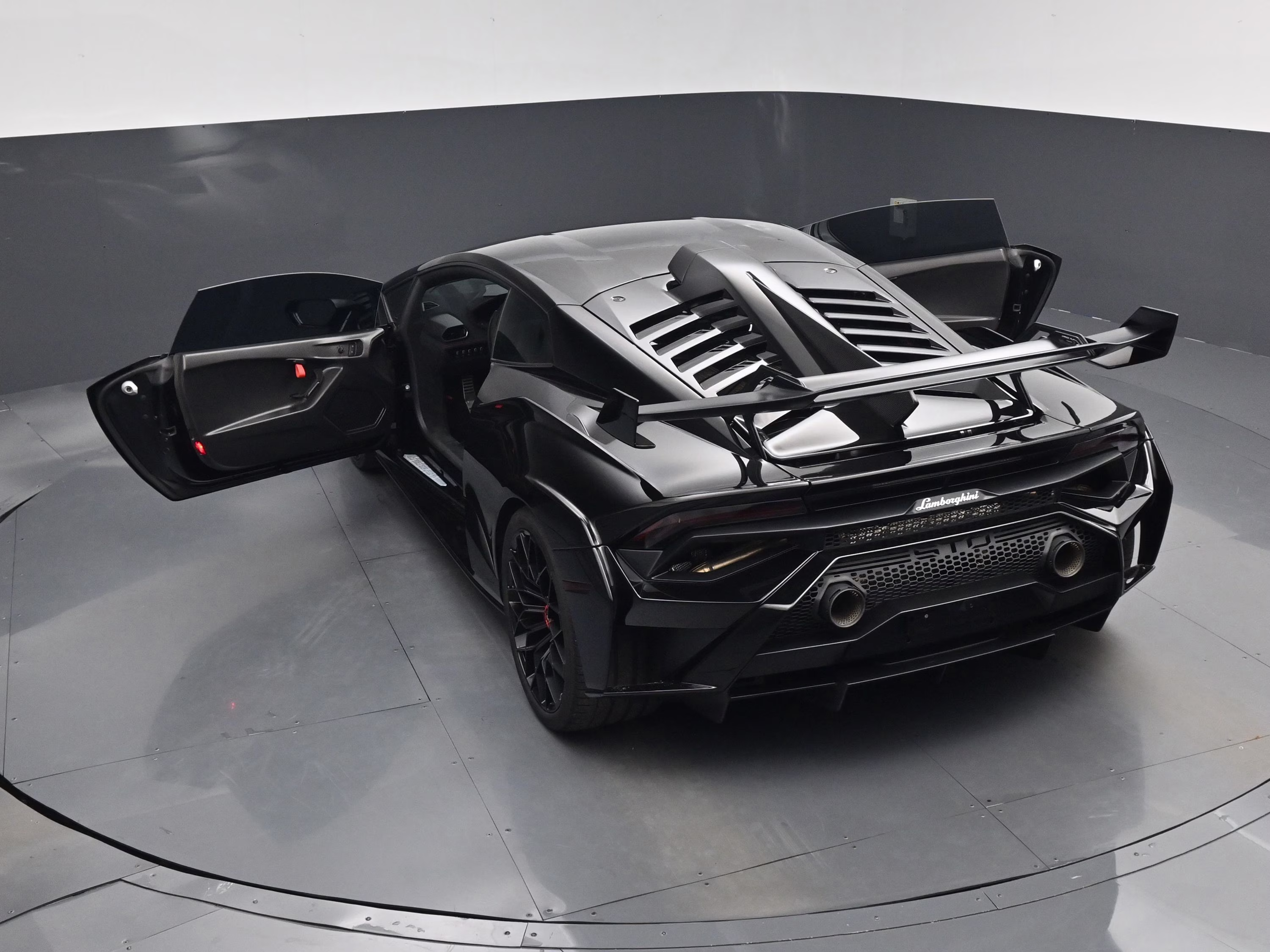 2022 Nero Noctis Metallic Lamborghini Huracan STO Base RWD Coupe