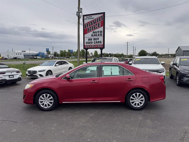 2012 Barcelona Red Metallic Toyota Camry LE FWD Sedan