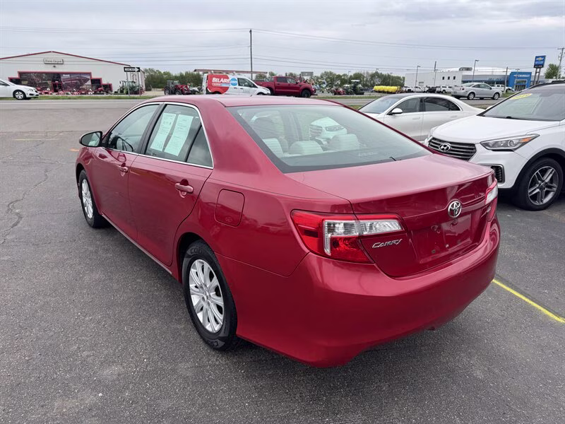 2012 Barcelona Red Metallic Toyota Camry LE FWD Sedan