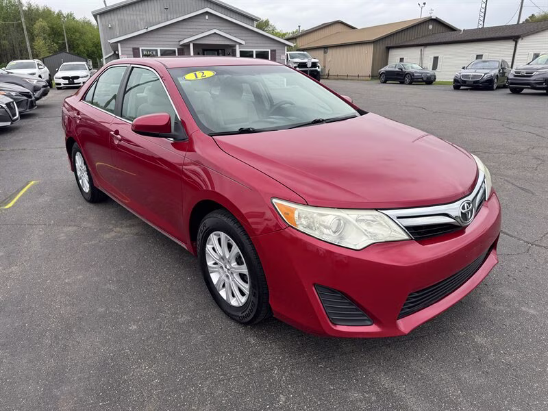 2012 Barcelona Red Metallic Toyota Camry LE FWD Sedan