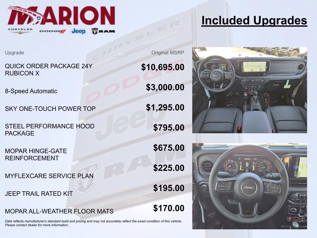 2026 Bright White Clearcoat Jeep Wrangler Rubicon X 4X4 SUV