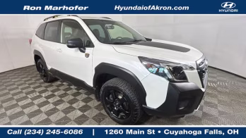 2023 Crystal White Pearl Subaru Forester Wilderness AWD SUV