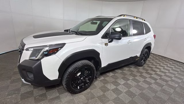 2023 Crystal White Pearl Subaru Forester Wilderness AWD SUV