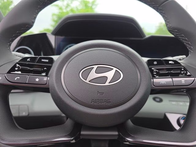 2025 Abyss Black Hyundai Elantra Hybrid Limited FWD Sedan