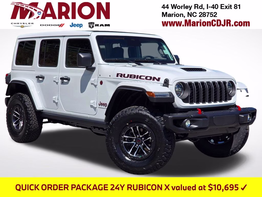 2026 Bright White Clearcoat Jeep Wrangler Rubicon X 4X4 SUV