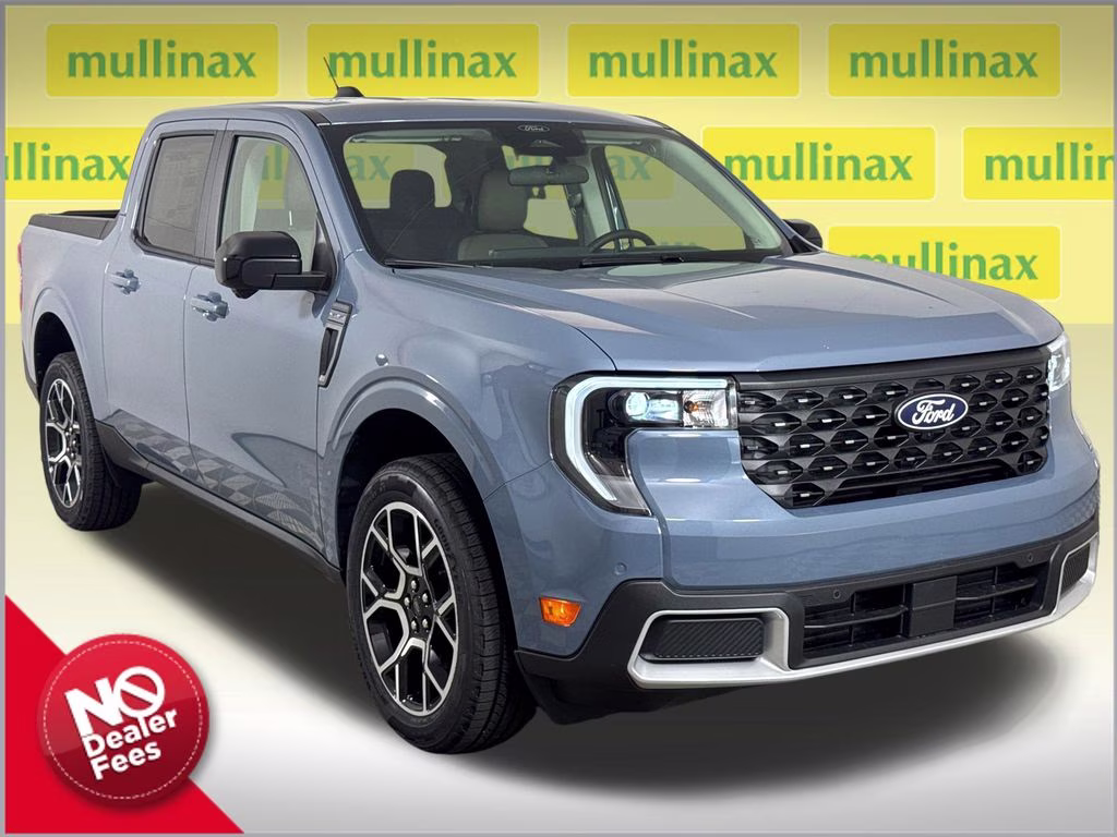 2026 Azure Gray Metallic Tri-Coat Ford Maverick Lariat AWD Truck