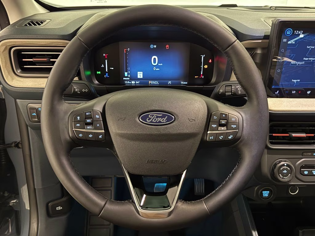 2026 Azure Gray Metallic Tri-Coat Ford Maverick Lariat AWD Truck