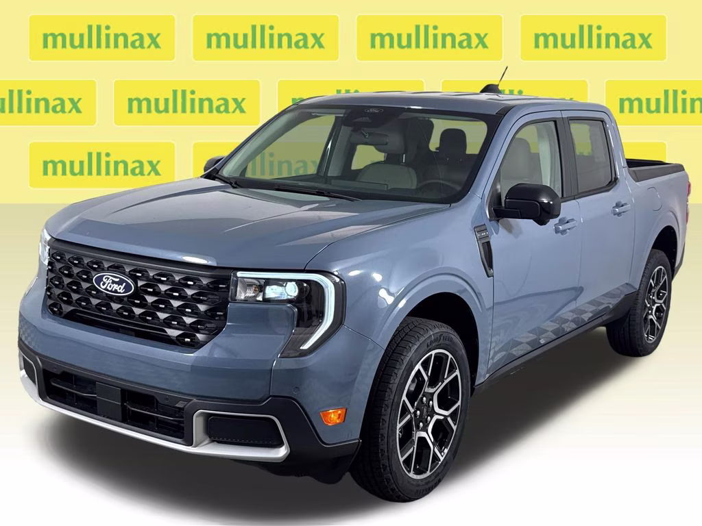 2026 Azure Gray Metallic Tri-Coat Ford Maverick Lariat AWD Truck