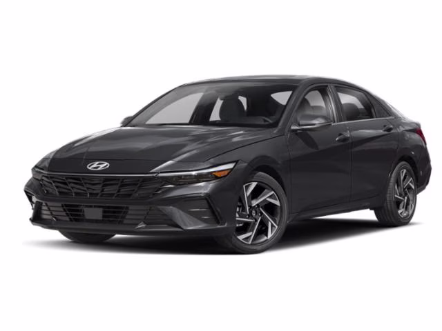 2025 Abyss Black Hyundai Elantra Hybrid Limited FWD Sedan