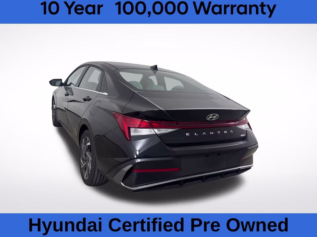 2025 Abyss Black Hyundai Elantra Hybrid Limited FWD Sedan