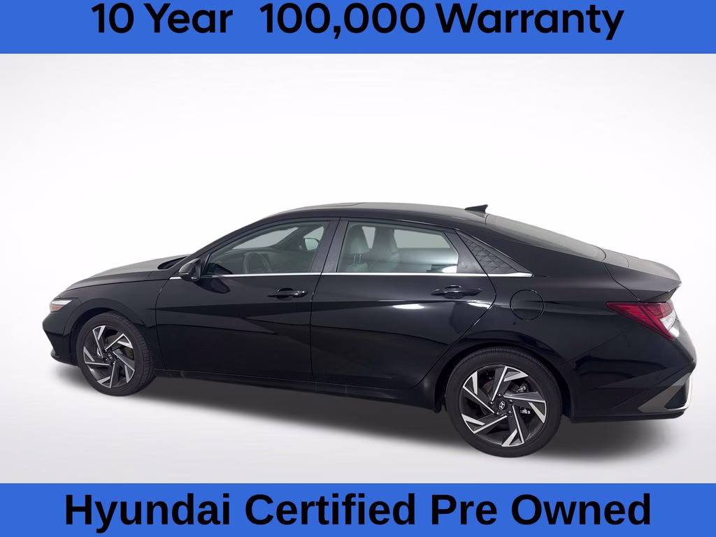 2025 Abyss Black Hyundai Elantra Hybrid Limited FWD Sedan