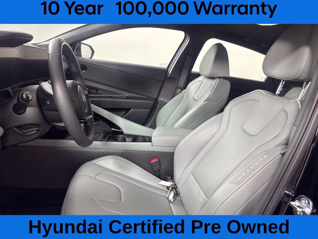 2025 Abyss Black Hyundai Elantra Hybrid Limited FWD Sedan