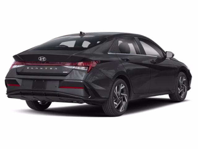 2025 Abyss Black Hyundai Elantra Hybrid Limited FWD Sedan