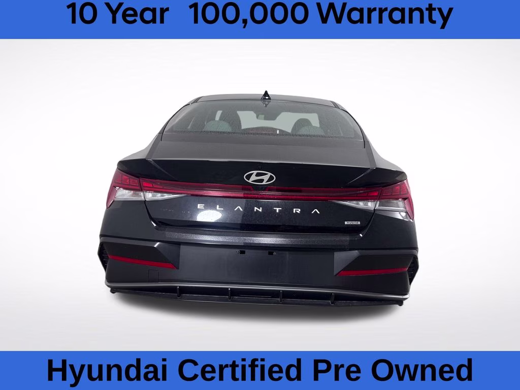 2025 Abyss Black Hyundai Elantra Hybrid Limited FWD Sedan