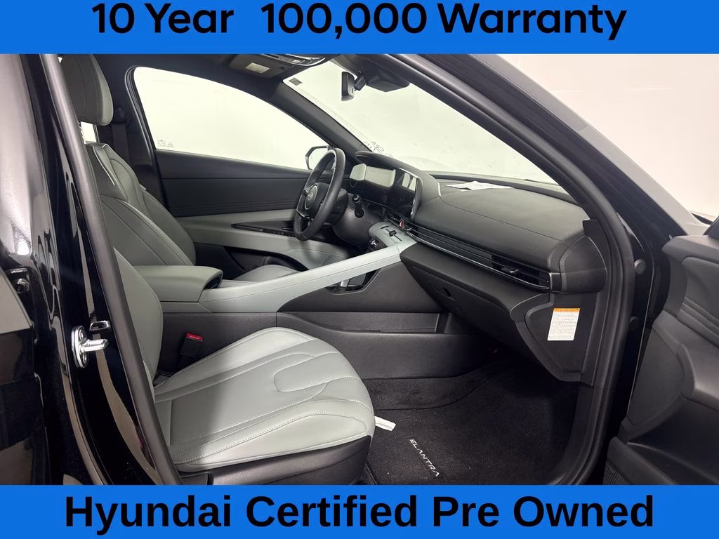 2025 Abyss Black Hyundai Elantra Hybrid Limited FWD Sedan