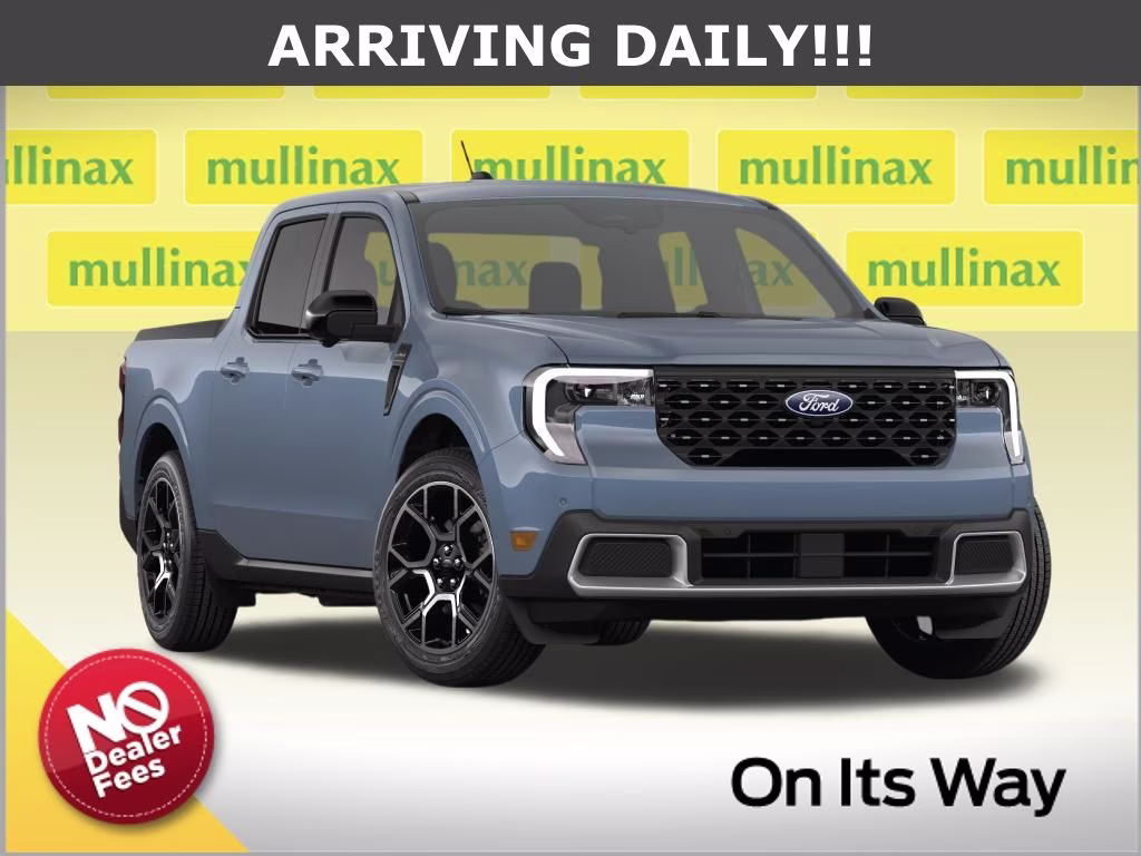 2026 Azure Gray Metallic Tri-Coat Ford Maverick Lariat AWD Truck