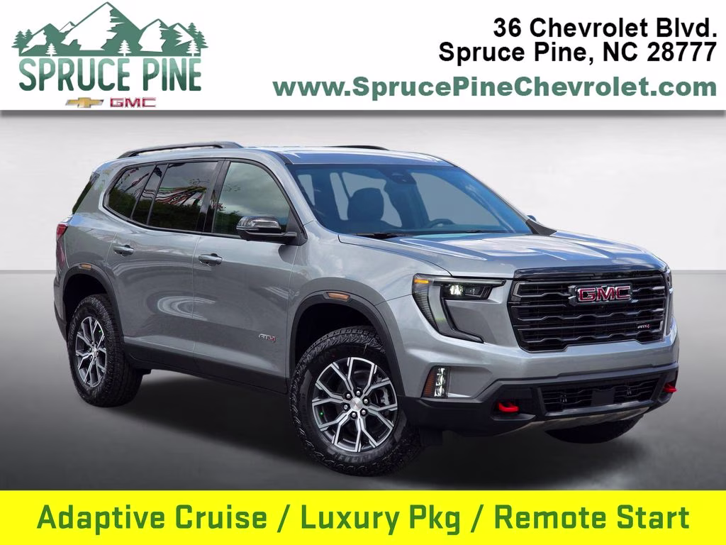 2026 Sterling Metallic GMC Acadia AT4 AWD SUV