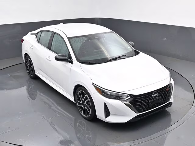 2025 Aspen White Tricoat Nissan Sentra SR FWD Sedan